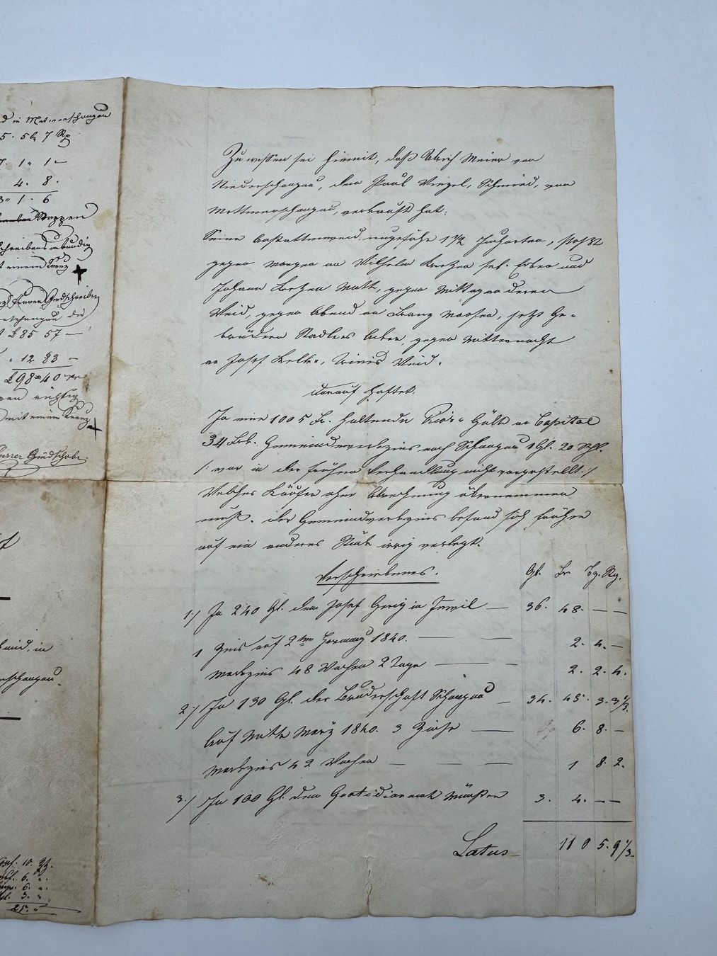 Documenti: Antikes Kaufbrief, Jahr 1841 – Usato da Sachseln venduto da BONATI01 7