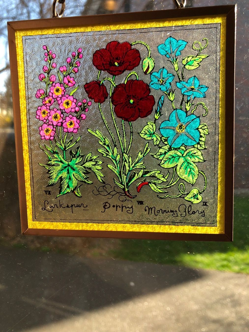 Tutte le decorazioni: Wunderschöne Fensterdeko mit Blumenmotiv – Usato da Winterthur venduto da mailer57 1
