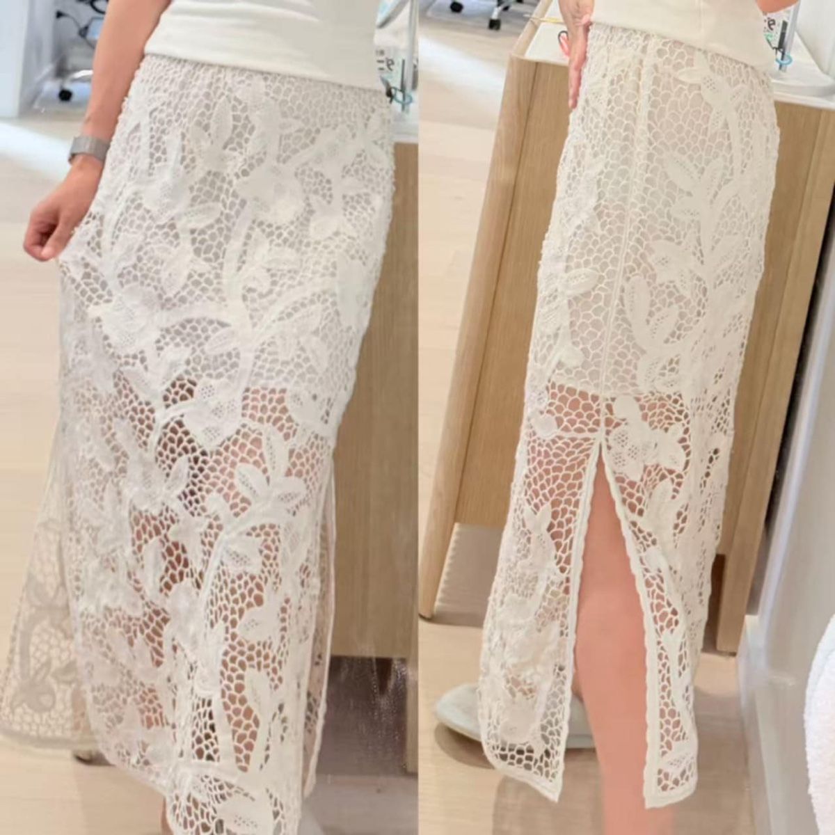 Zimmermann Gonne: Zimmermann  Crochet Midi Skirt – Usato da St.Josefen venduto da lop_lh8d 1
