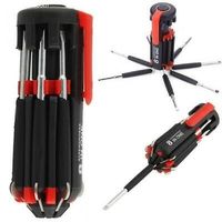 8 in One schraubenziher mit LED lampe / 8 tounevis avec LED