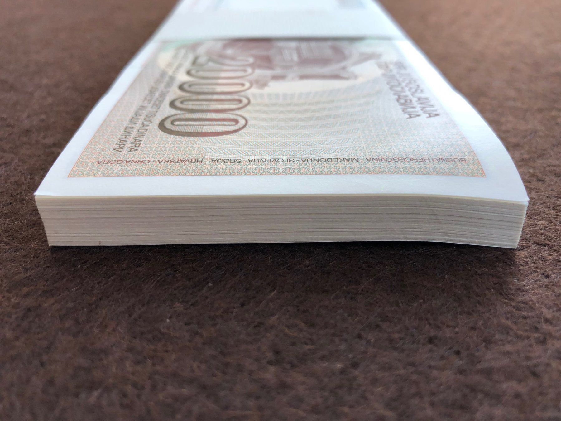 Banconote: ***RAR - Belgrad 1987 - Bündel Dinar UNC – Nuovo (secondo la descrizione) da Pfäffikon SZ venduto da Sieben77 7