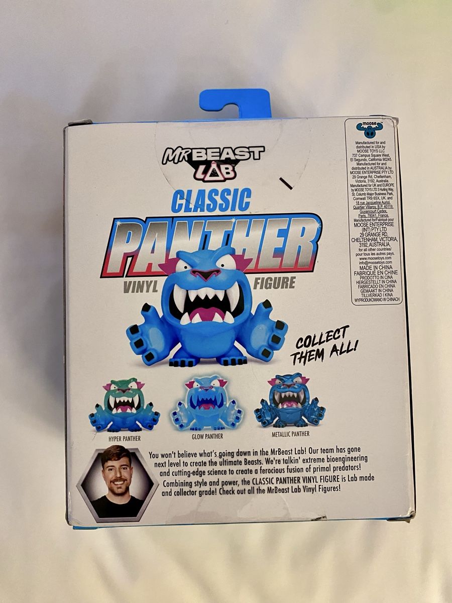 Giocattoli: Mr. Beast Lab Classic Panther Vinyl Figur – Nuovo e nell'imballaggio originale da Oberembrach venduto da theZaz 1
