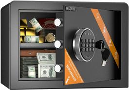 Home Tresor Safe Digital 25L Code-Tastatur & 2 Schlüsseln