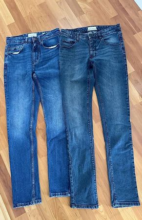 2 Paar Jeans, Shine Original und Pull&Bear 29/30 und 29/32
