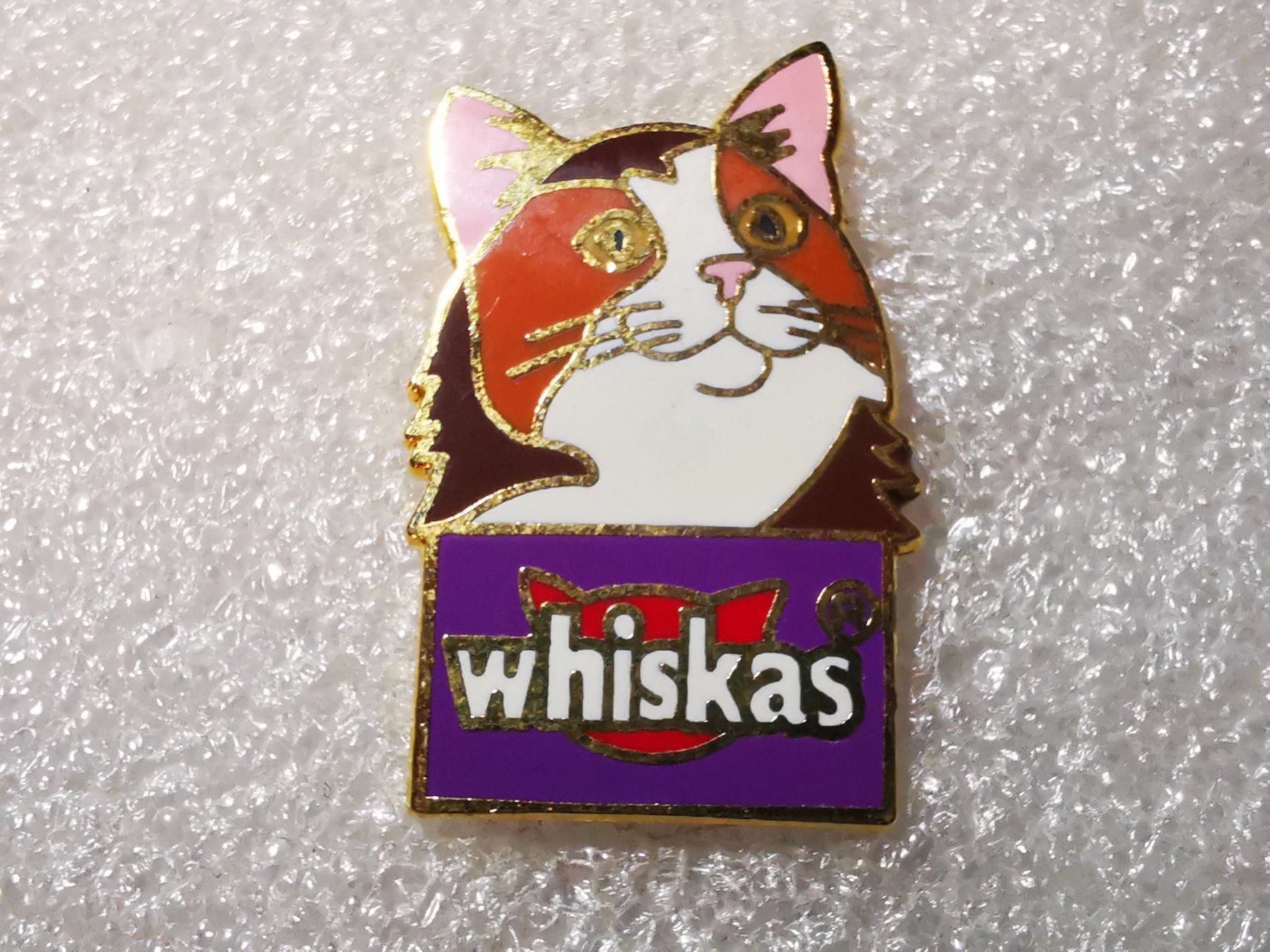 Placchette & Badge: Ansteckpin 15: Whiskas – Usato da Oppligen venduto da Pin-Fall-Shop