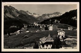 AK Arosa, Gesamtansicht von Valsana aus