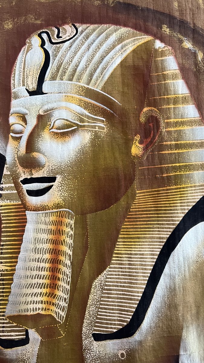 Gemälde: Ramses Bild gold auf Papyrus – Gebraucht aus Steinen von Garry57 1