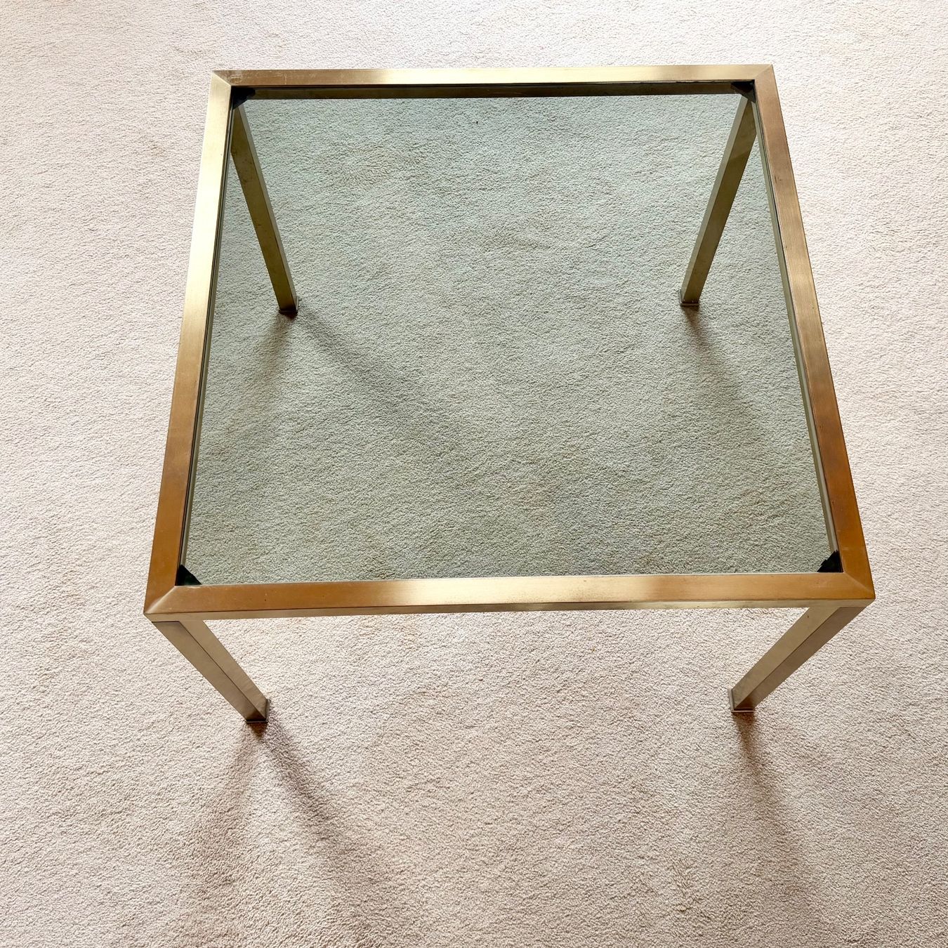 Tische: Vintage Clubtisch - Glas/Messing – Gebraucht aus Gebertingen von redeal 1