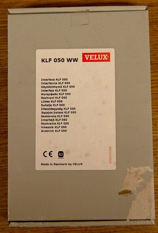 VELUX SchalterInterface KLF 050 Kaufen auf Ricardo