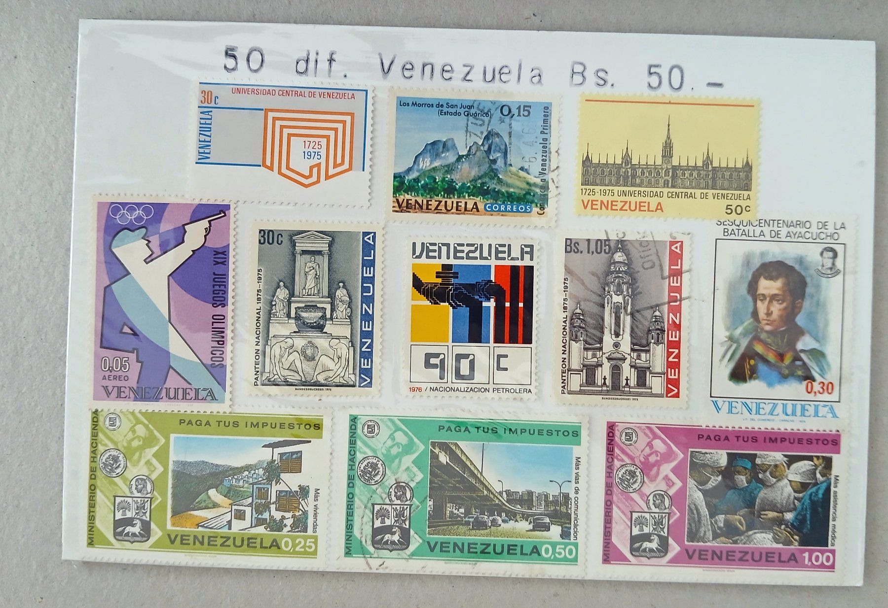 Tutti i francobolli: Briefmarken Venezuela / verschiedene – Usato da Tecknau venduto da servus4492