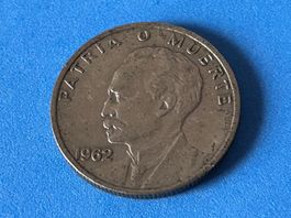 Cuba - 20 Centavos (José Martí) 1962