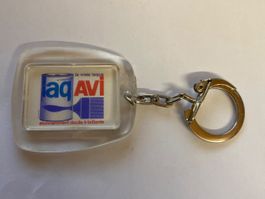 Porte-clés publicitaire Laq AVI, état d'occasion