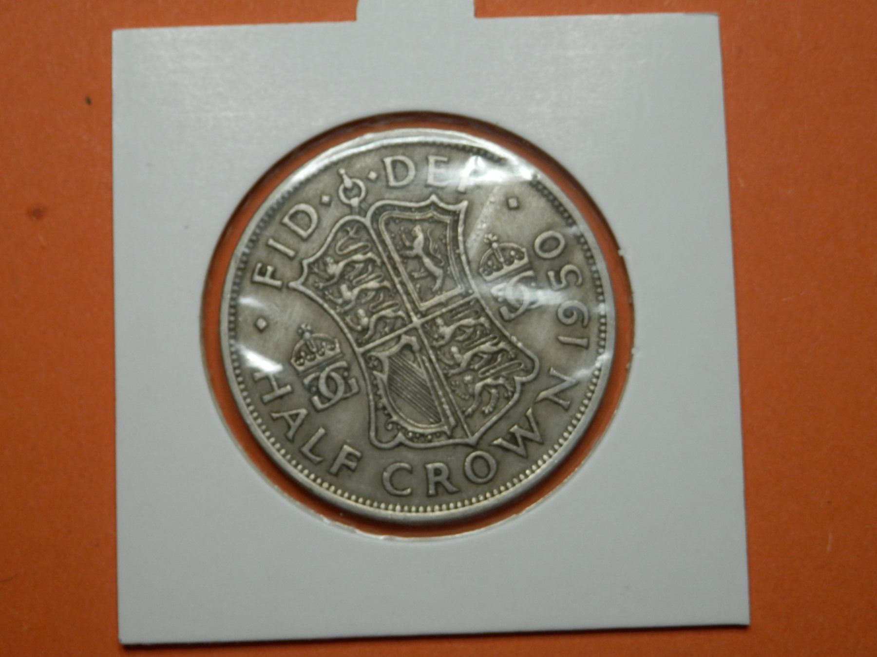 Tutti le monete: Großbritannien ½ Krone, 1950 – Usato da Weiach venduto da weiach81 1