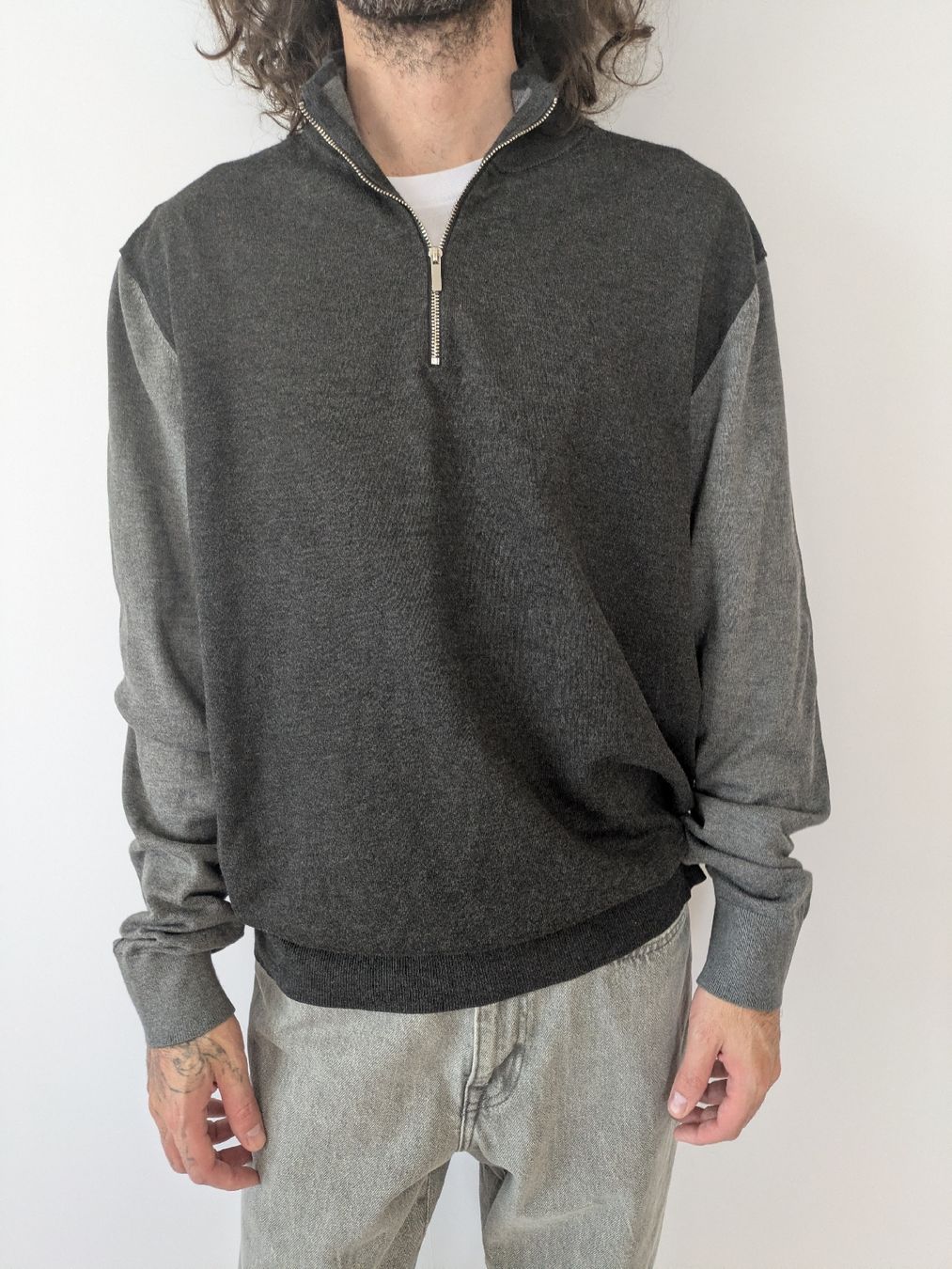 Maglioni & Felpe: Pullover Conbipel Reissverschluss grau Grösse XXL – Usato da Rorschach venduto da joh_v2y2