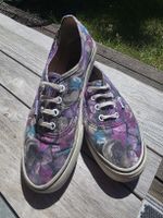 Vans Authentic florales, taille 38, parfaites pour l'été!