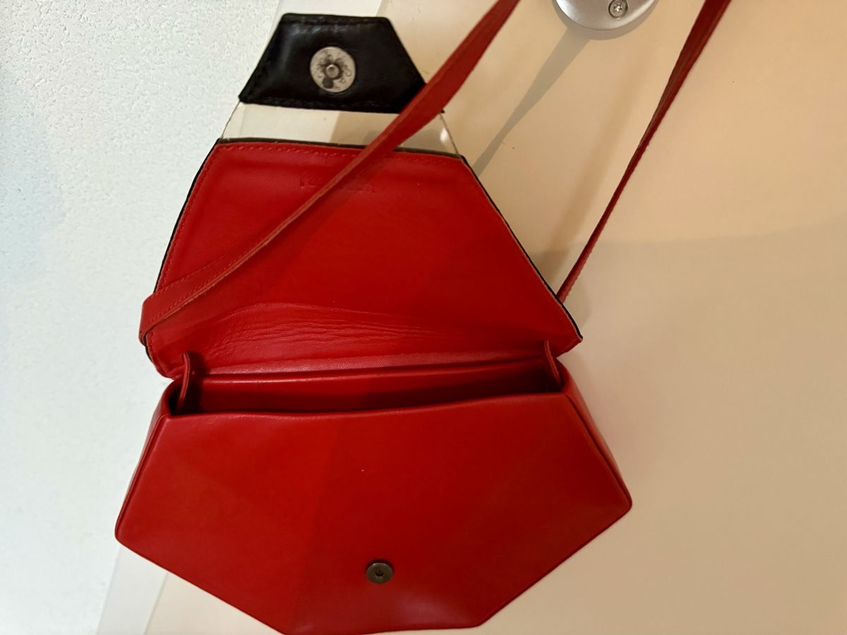 Borse da donna: Rote Lederhandtasche – Usato da Lanzenhäusern venduto da Galaa 3