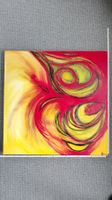 Abstraktes Acrylbild, handgemalt 80x80cm