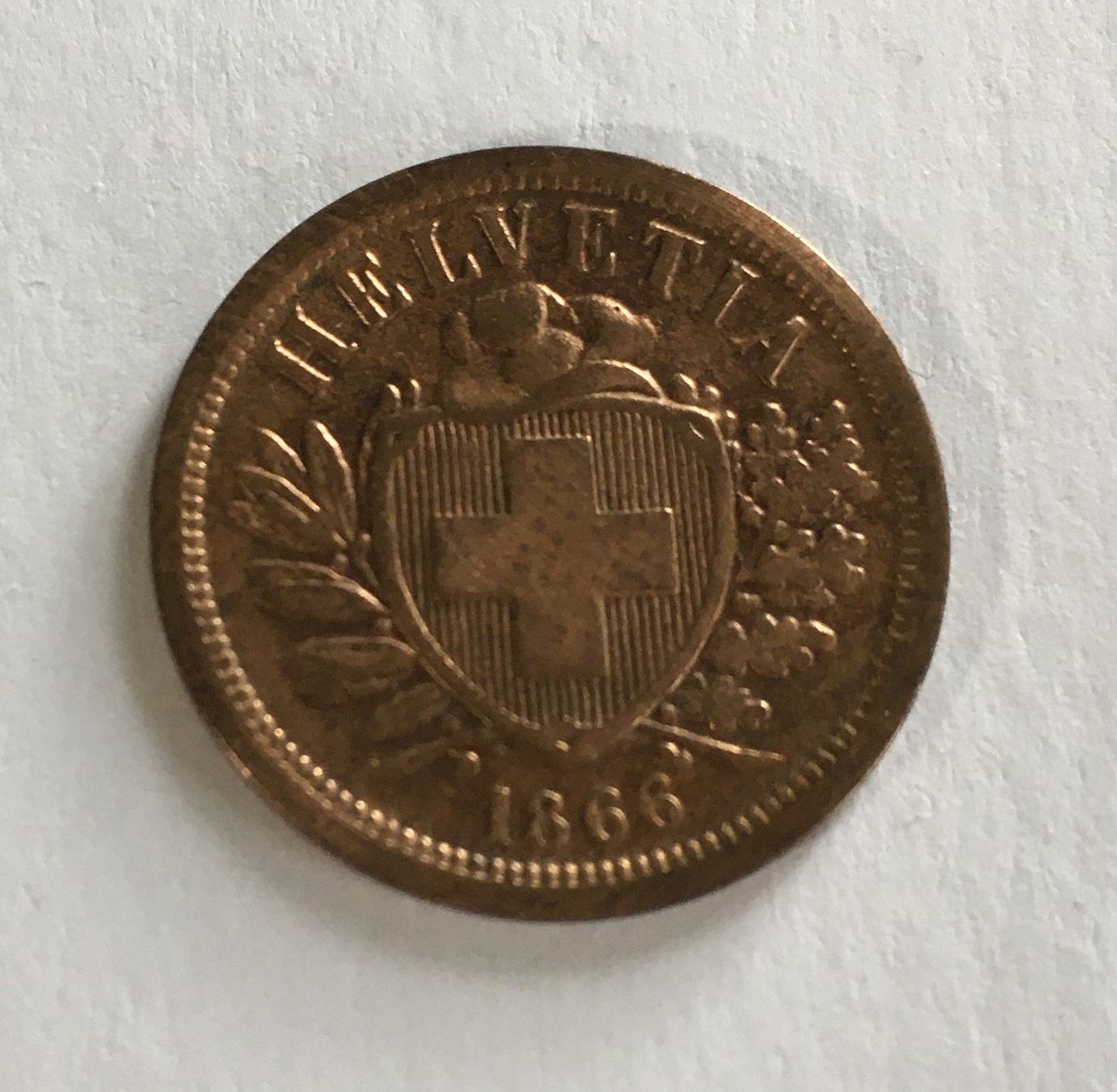 Tutti le monete: 1866 2 Rappen ss – Usato da Kirchberg SG venduto da Helveticus00