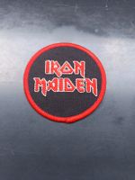 Iron Maiden Logo Patch Rund Heavy Metal Aufnäher