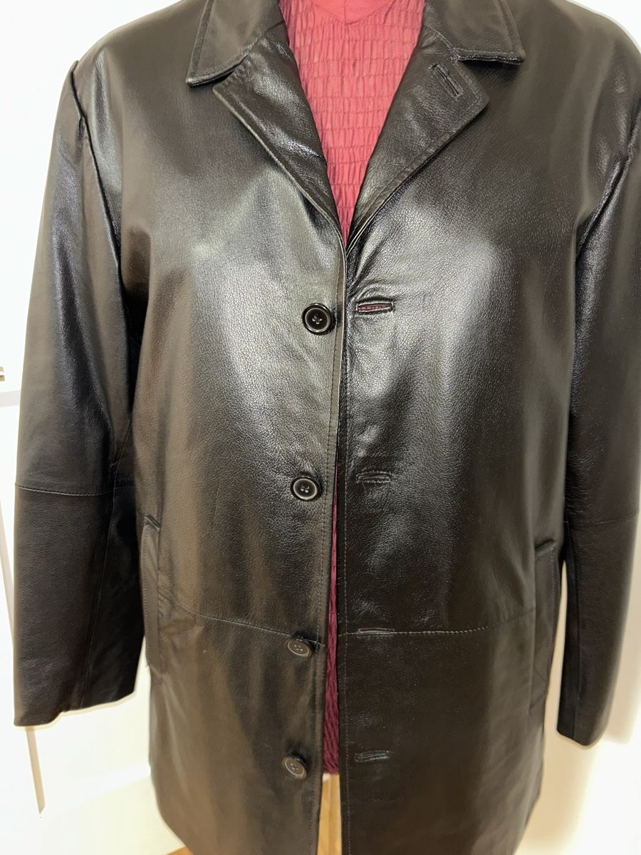 Cappotti: Herren Ledermantel Echtleder Gr. M / passt eher XL – Usato da Nebikon venduto da icon.vintage 8
