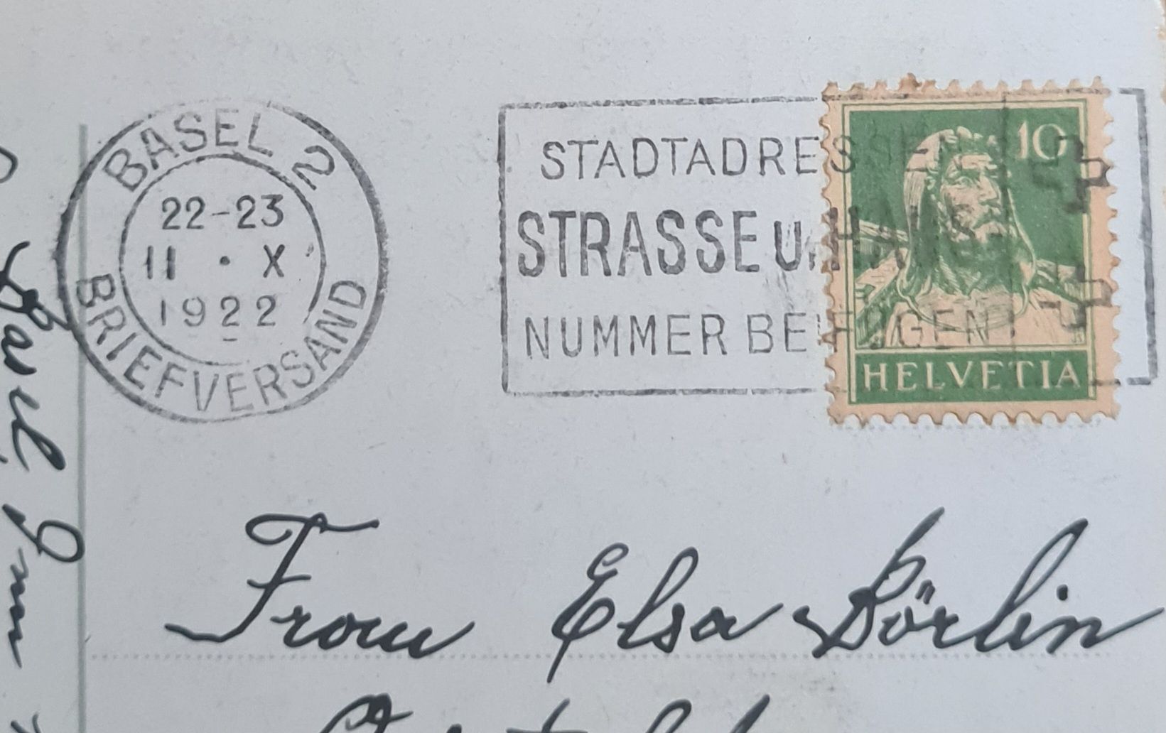 Cartoline postali: Karte von Mitzi Weith 1922 – Usato da Ebikon venduto da Donar50 1