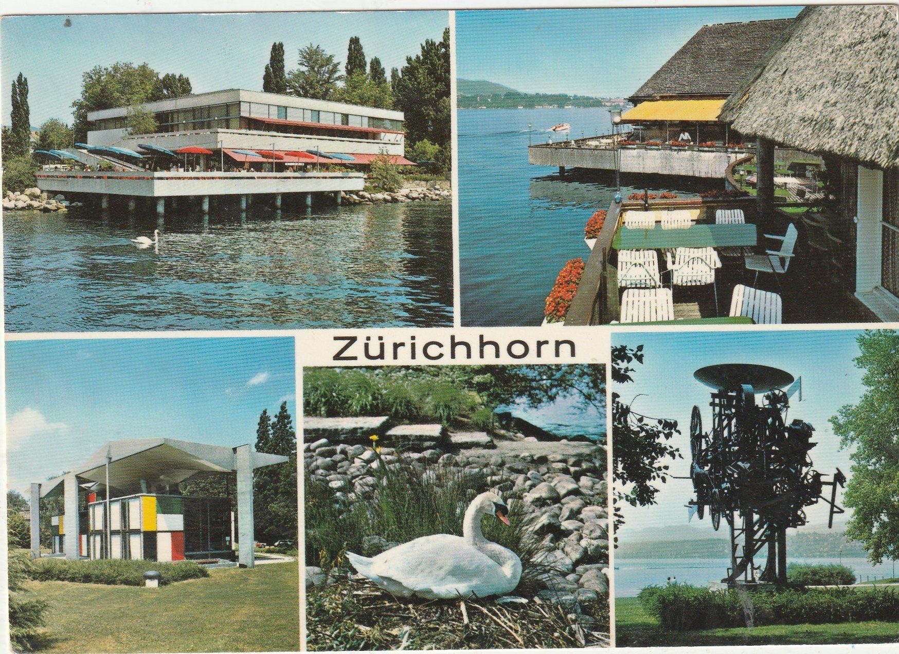 Cartoline postali: Zürichhorn – Usato da Lumbrein venduto da made02
