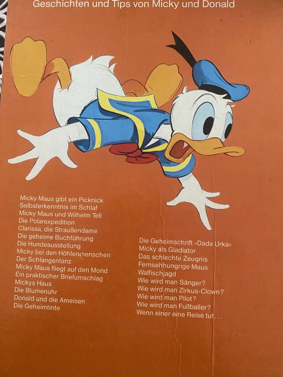 Fumetti: Micky Maus und Donald Duck Buch , Geschichten Comics – Usato da Baden venduto da swiss-alps 8