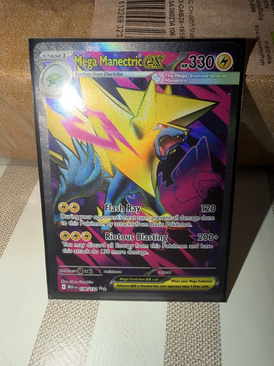 Pokémon Carte collezionabili: Mega Manectric Ex Hyper Rare - Mega Evolution - Pokémon Kart – Usato da St. Gallen venduto da Simonefrt68