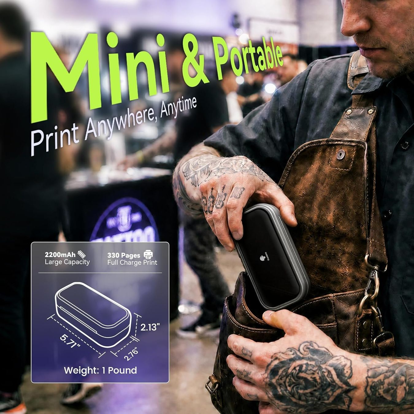 Stampanti: Phomemo TP31 Tattoo-Schablonendrucker + 120 Blatt – Nuovo e nell'imballaggio originale da Suhr venduto da SchnapperCH 1