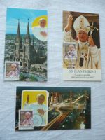 Argentina 1982 Besuch Papst Joh. Paul II 3 Karten