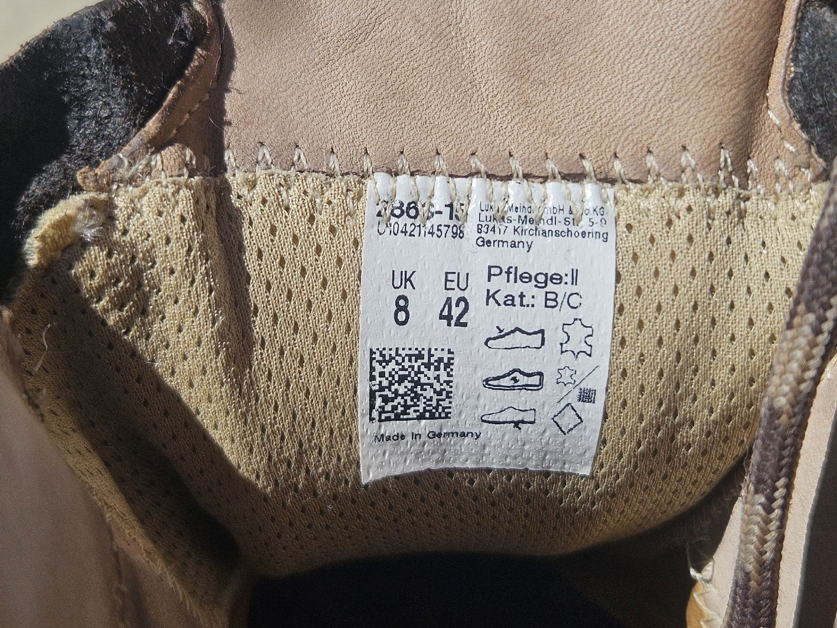 Meindl Scarpe da uomo: MEINDL Wanderschuh Herren Gr. 42 – Nuovo (secondo la descrizione) da Binn venduto da L_22wv 4
