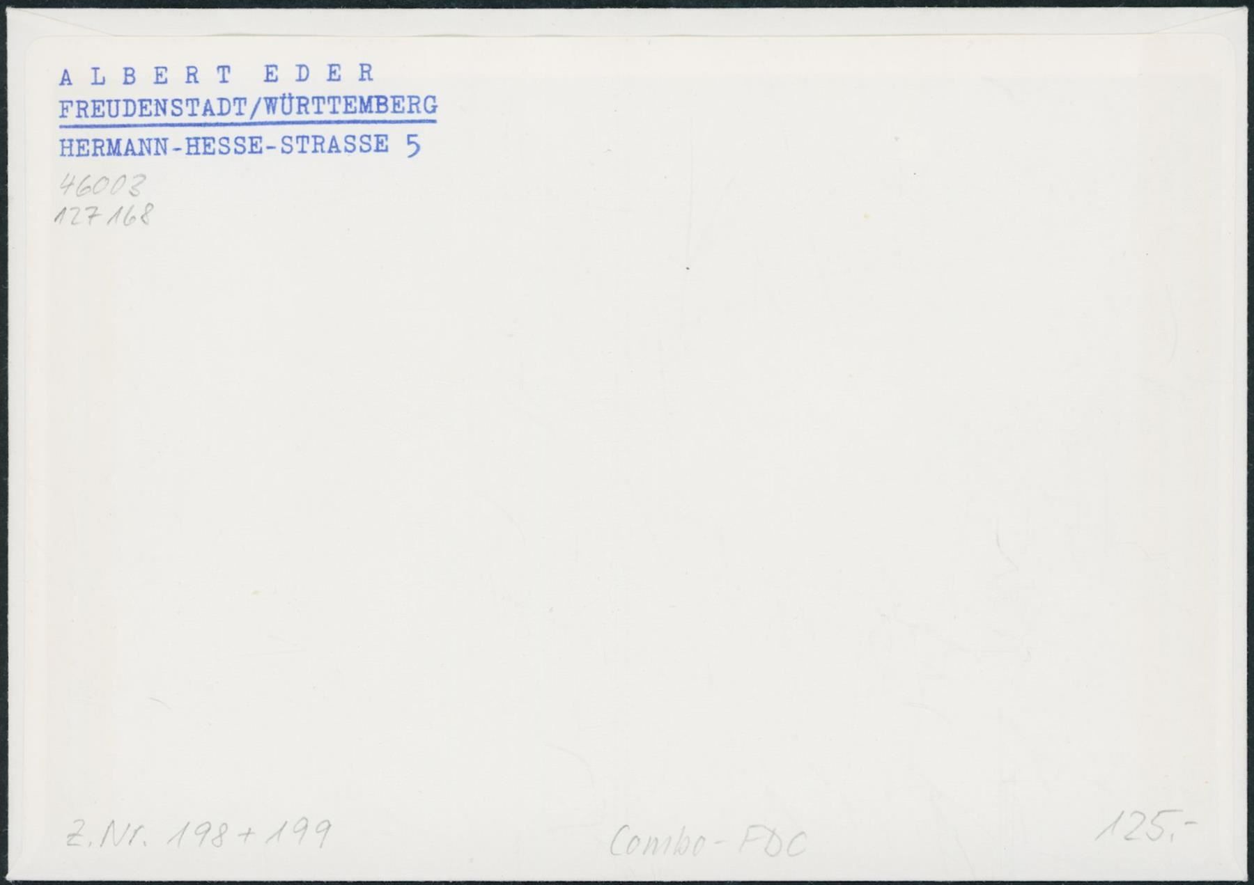 Tutti i francobolli: 1962 - Pro Juventute - Block - Combo FDC – Usato da Schindellegi venduto da leecollect 1