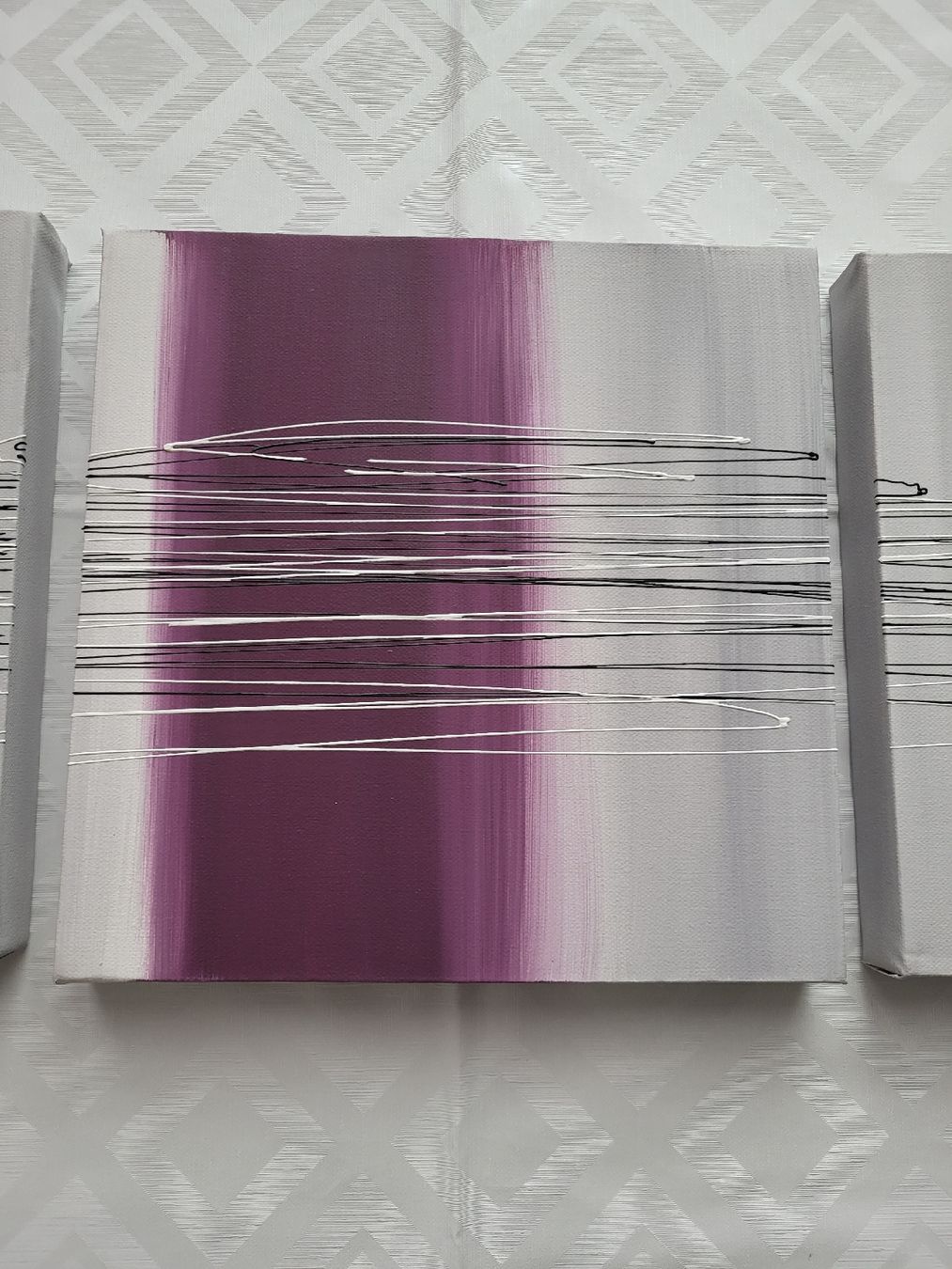 Foto & Immagini: 3 Leinwandbilder ca. 30x30 cm – Usato da Langenthal venduto da blueskye01 7