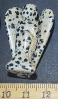 Deko – Heilstein R-120 – Engel – Dalmatiner Jaspis –ca.3,8cm