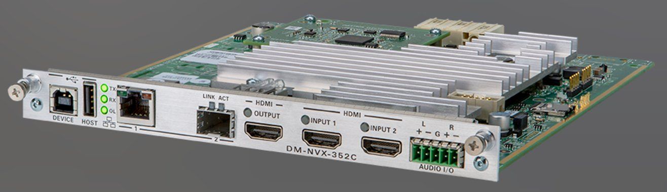 Unità & Adattatore: DM-NVX-352C - 4K60 4:4:4 HDR Network AV Encoder Card - Dante – Usato da Rothenburg venduto da BildundTon