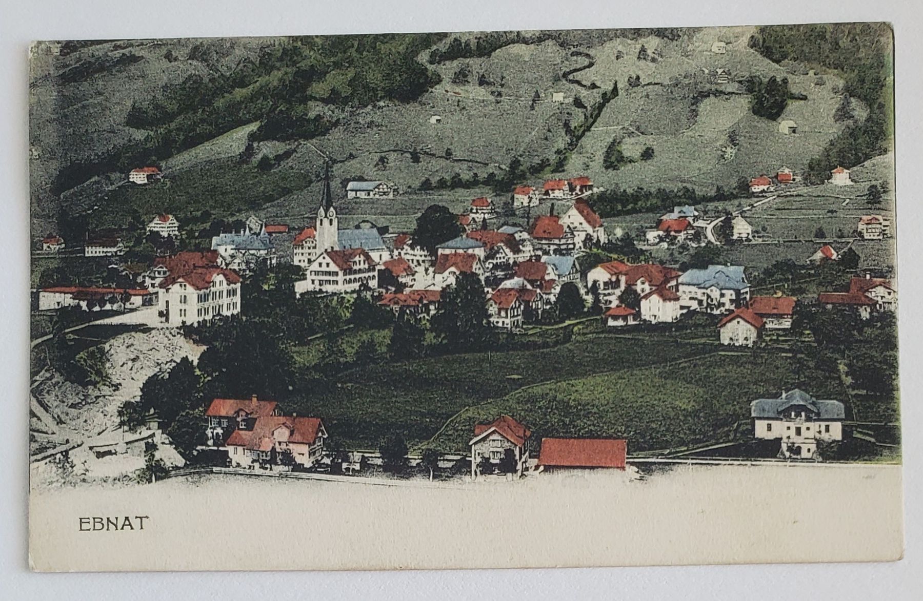 Ansichtskarten: Ansichtskarte Ebnat-Kappel mit Stempel und Briefmarke  – Gebraucht aus Opfikon von Diversamente