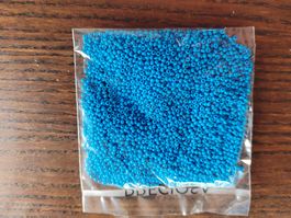 Preciosa Rocailles Glasperlen Perles neu NEON in blau