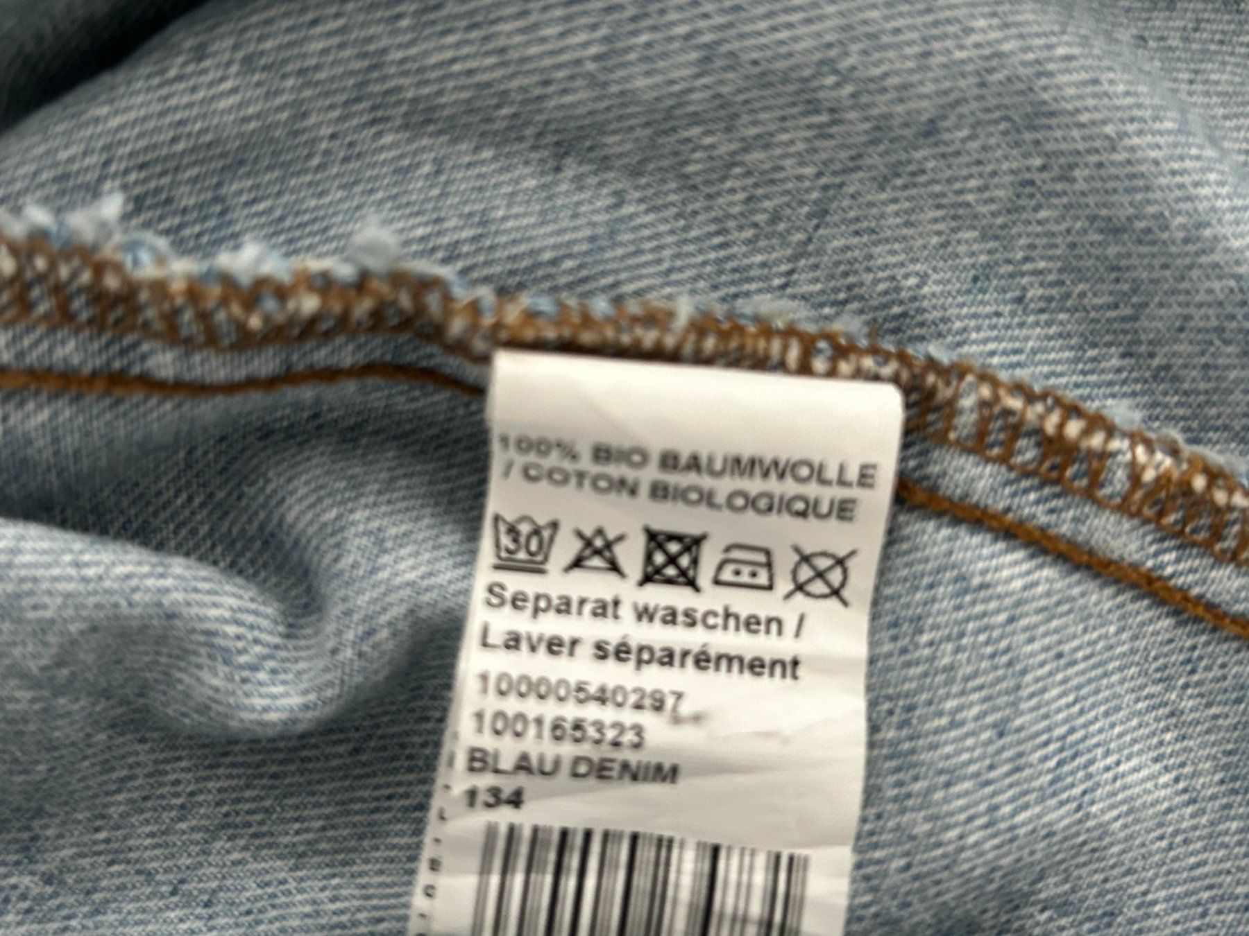 Manor Giacche & Cappotti: Jeansjacke von Manor, Grösse 134 – Usato da Zumikon venduto da meter03 3
