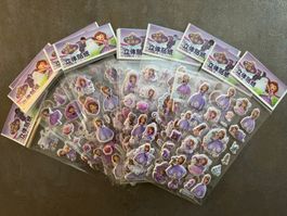 1x 3D - Sticker für Kinder - Prinzessin | Bogen | Stickers