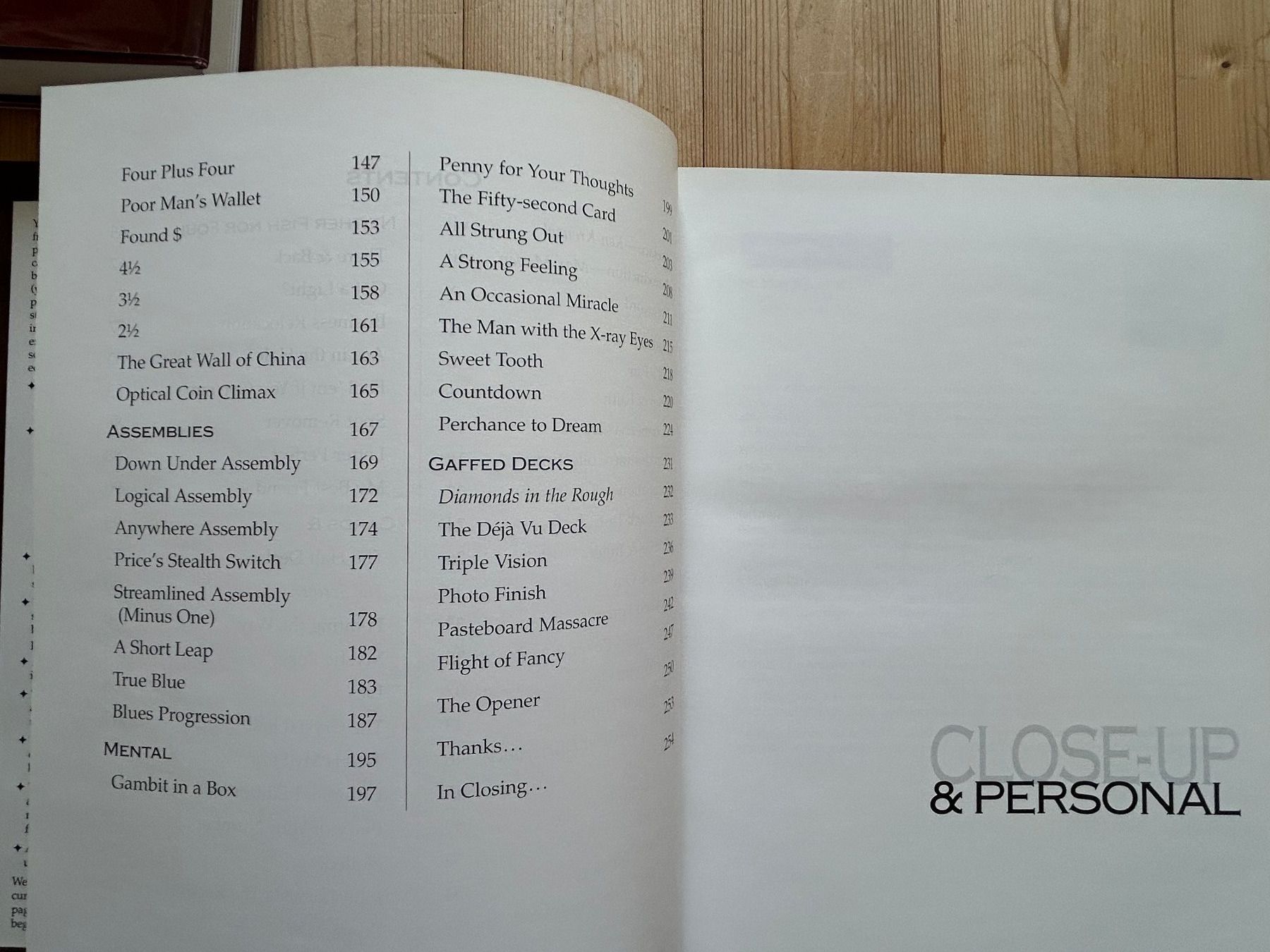 Libri: David Regal - Close Up & Personal / Approaching Magic – Usato da Himmelried venduto da rasmus67 5