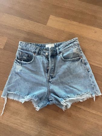 Jeansshorts Damen hellblau von H&M