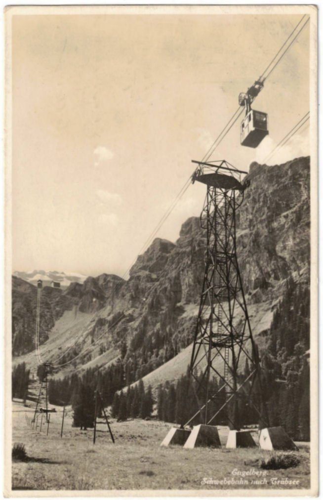 Cartoline postali: Engelberg - Luftseilbahn Gerschnialp--Trübsee – Usato da Binningen venduto da Mountainrider
