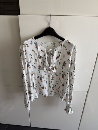 i blues, Sommerliche Bluse mit Print, Grösse 36
