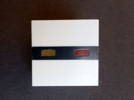 Heki 9085 Streckenbaustein rot/gelb
