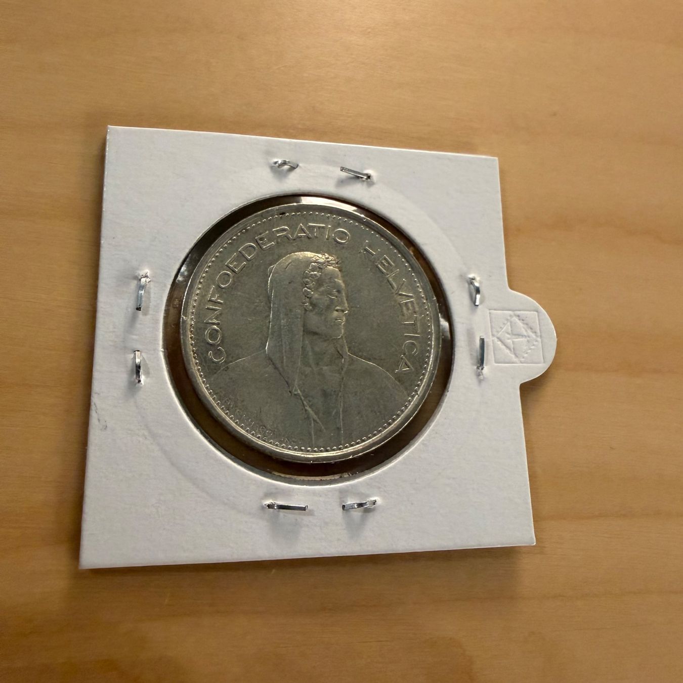 Tutti le monete: Schweizer Silbermünze 5 Franken 1966 – Usato da Wädenswil venduto da NicolaGB 1