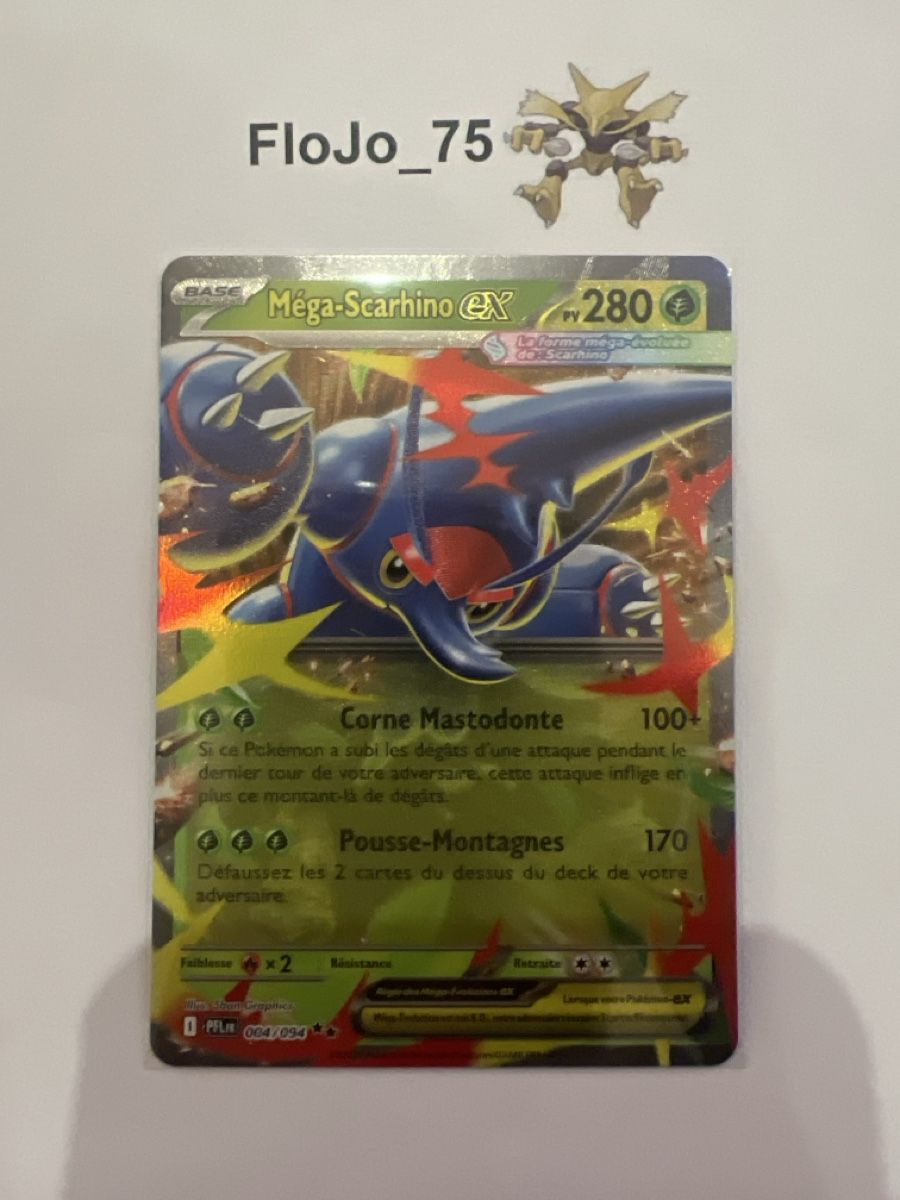 Pokémon Sammelbilder & Trading cards: Méga-Scarhino ex 4/94 FRA – Gebraucht aus St-Blaise von FloJo_75