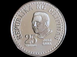 PHILIPPINEN 25 SENTIMOS 1975 UNZ. *PROOF* *SEHR RAR*