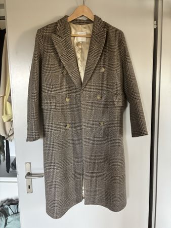NEW SANDRO Mantel kariert Gr. 38