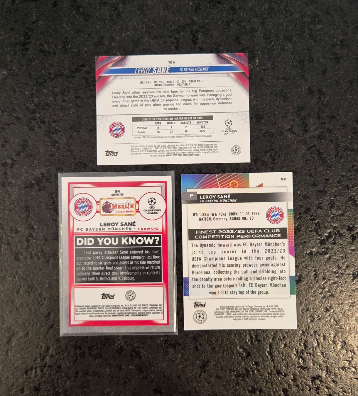 Topps Carte collezionabili: Leroy Sane - Bayern München - Topps – Nuovo (secondo la descrizione) da Burg AG venduto da Danoe 1