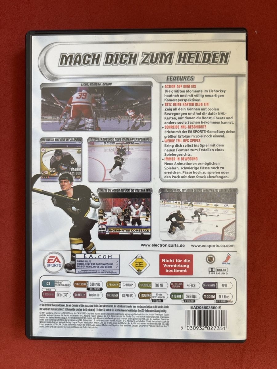 Microsoft Spiele: NHL 2002 PC CD-ROM Videospiel – Gebraucht aus Zürich von kat_k9ry 1